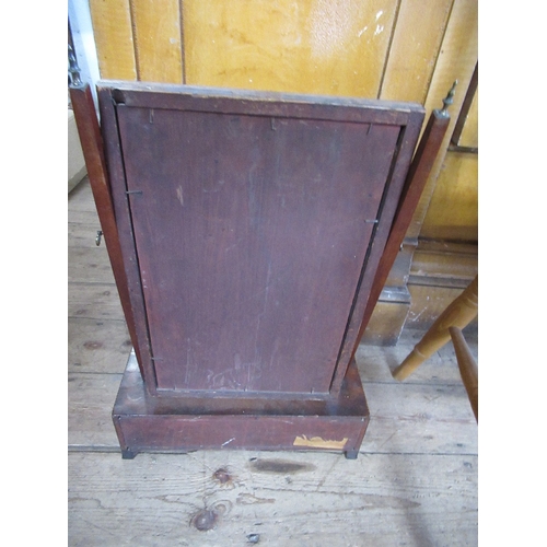 345 - A 19th century swing frame toilet mirror 6K56QQBP