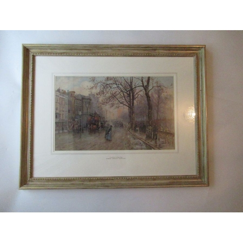 119 - Herbert Menzies Marshall, watercolour, Piccadilly looking East, signed, 12.75ins x 20.5ins