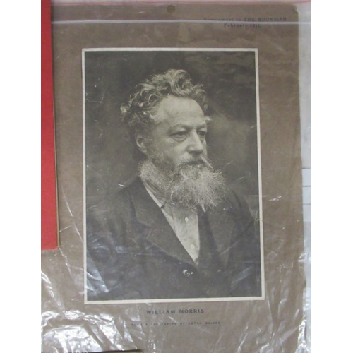 243 - Socialism William Morris, photograph, pamphlet, useless work V useless Toil 1899, seventeen shots at... 