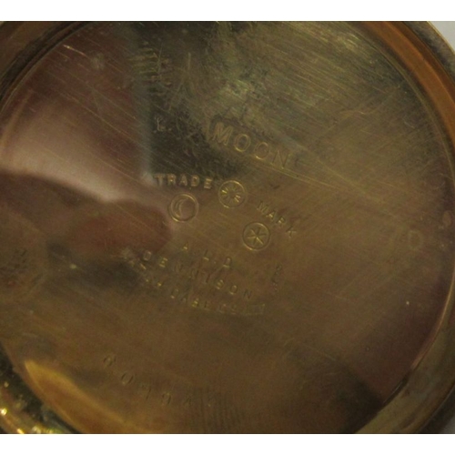 297 - Two gilt metal pocket watches, with subsidiary dials