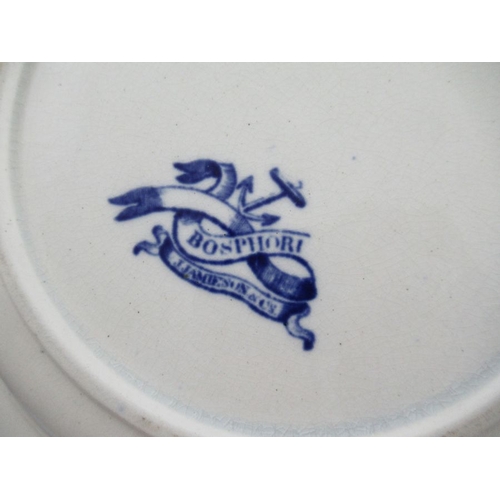 363 - A collection of 19th and 20th century blue and white dinner ware, to include Wedgwood Fallow deer, M... 