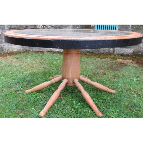 63 - A low coffee table, formed as a ships wheel, with glass top, diameter 30ins, height 16.5ins