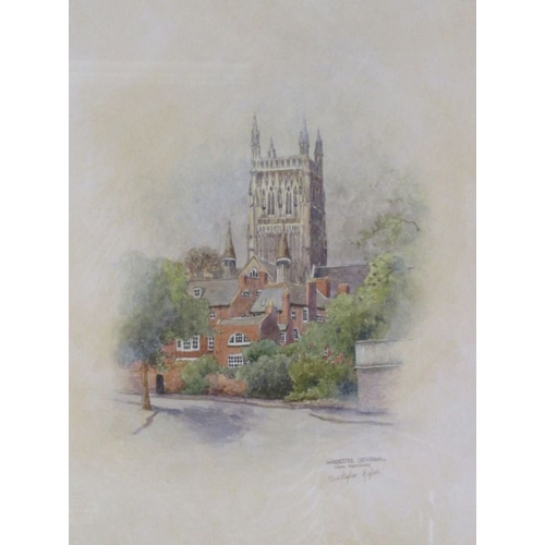 92 - A collection of watercolours and prints, to include Russell Flint, Christopher Hughes, etc