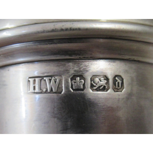 112 - A silver sugar caster, weight 6oz, height 9ins