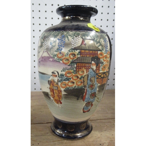 123 - An Oriental vase, height 7.5ins