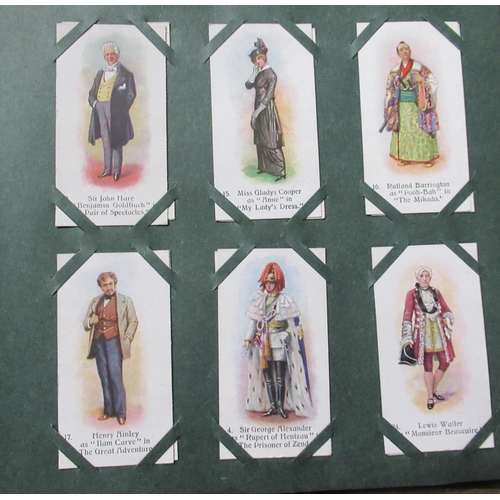 205 - Six cigarette card albums and cards