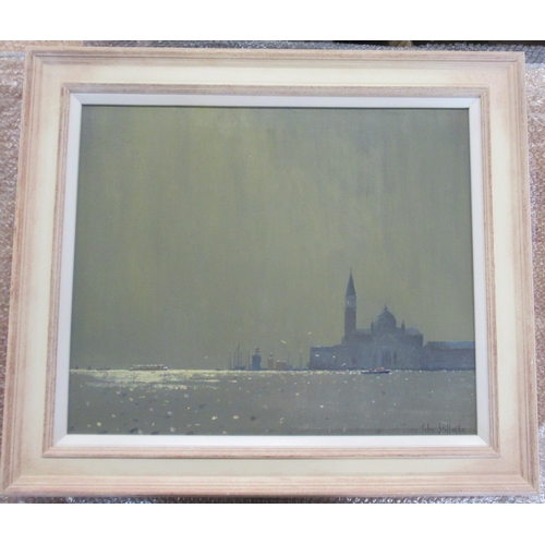 226 - John Stillman, oil on canvas, view of Venice, 19ins x 23ins