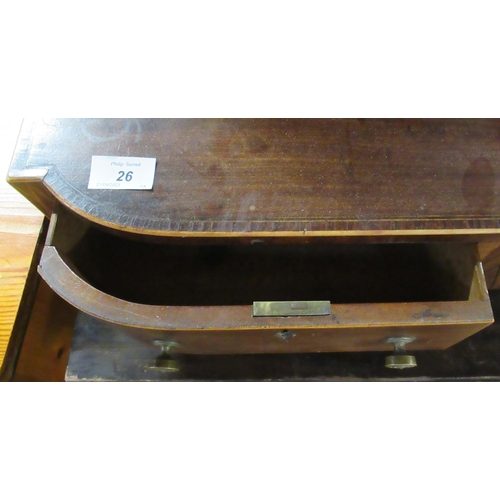 29 - A 19th century mahogany swing framed toilet mirror, width 25ins, depth 9.5ins, height 28.5ins