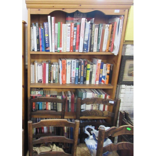 3 - A pine set of bookshelves, 72ins x 35ins - Books not included