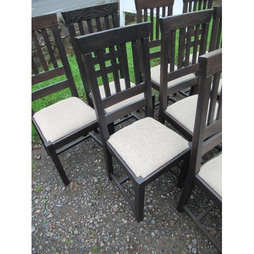 42 - A set of 10 modern dining chairs   -  Trade only