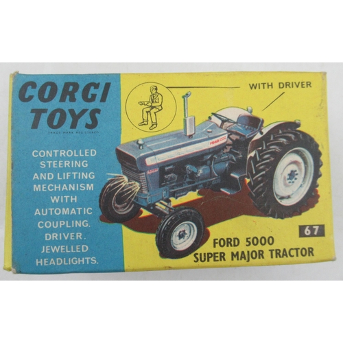 176 - A boxed Dinky Toys Ford D.800 snow plough and tipper truck, number 439, together with other Corgi & ... 