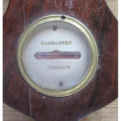 190 - A 19th century banjo barometer, height 37ins