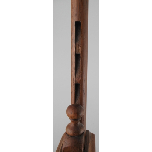 23 - A 19th century Regency rosewood telescope candlestand