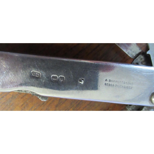 234 - A Victorian silver smokers penknife, fitted with blades, picks, cigar cutter , stamped A. Barrett an... 