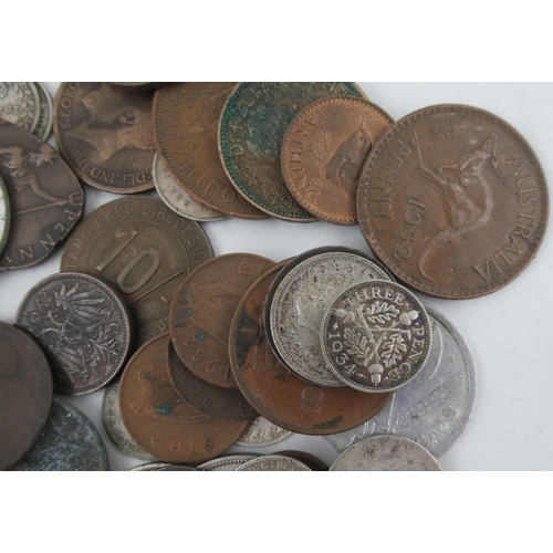 235 - A collection of coins and other items