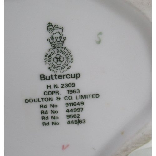 286 - A Royal Doulton figure, Buttercup, together with a Coalport figure, Angela