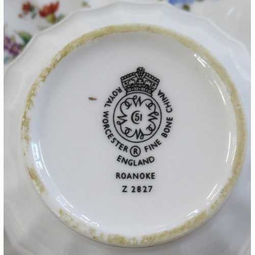 290 - A collection of Royal Worcester Roanoke teaware