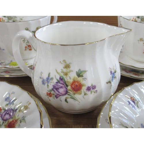 290 - A collection of Royal Worcester Roanoke teaware