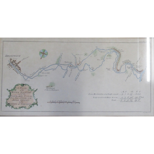 85 - A collection of prints, to include maps