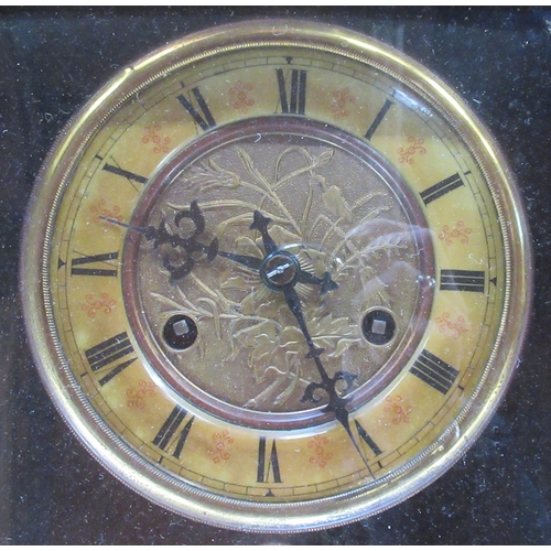 122 - A mahogany cased Vienna style wall clock