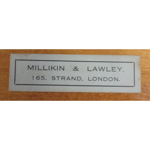 160 - Millikin & Lawley, a box containing a collection of J B Howard glass microscope slides, together wit... 