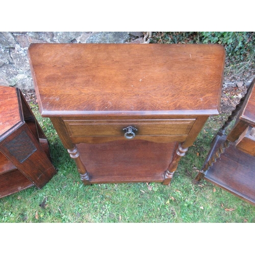 36A - An Art Deco style coffee table, hall table and another table