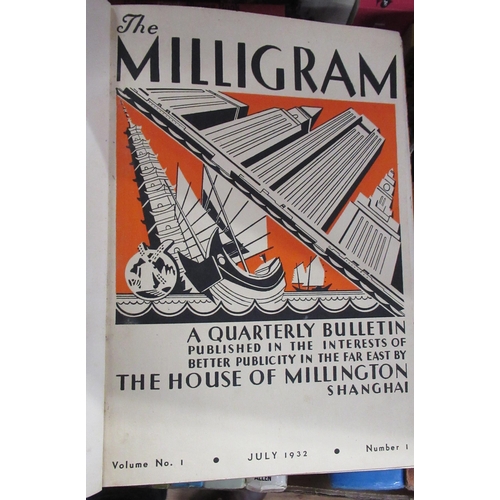 454 - A collection of books to include The House of Millington Shanghai, July 1932 and other items