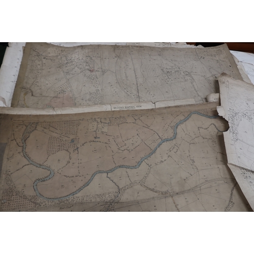 464 - A large collection of Ordnance Survey Maps, many with local interest in Worcestershire