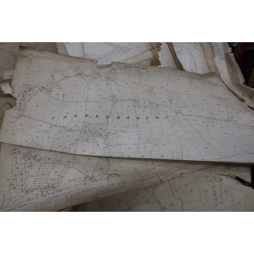 464 - A large collection of Ordnance Survey Maps, many with local interest in Worcestershire