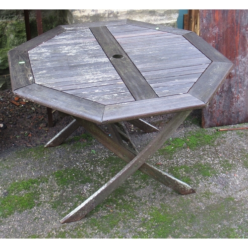 77 - A garden bench, with metal frame, length 48ins, together with a wooden garden bench, af, length 84in... 