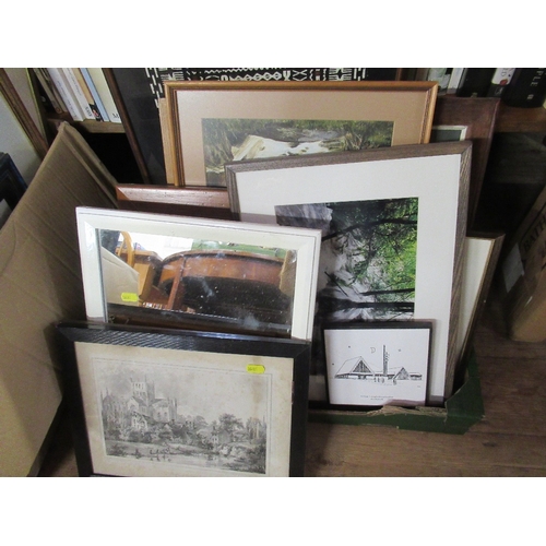 427 - A collection of Antique prints, watercolours etc