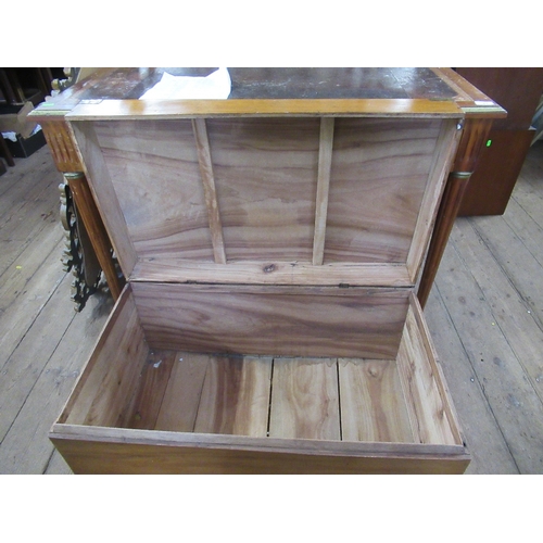 23A - A chest/blanket box , 32ins x 19ins,