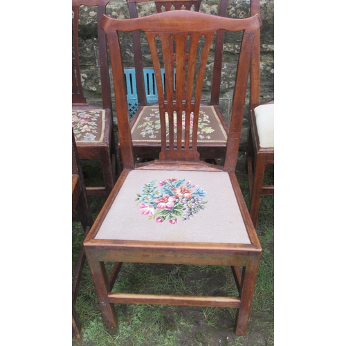 41 - A set of six 19th century style dining chairs