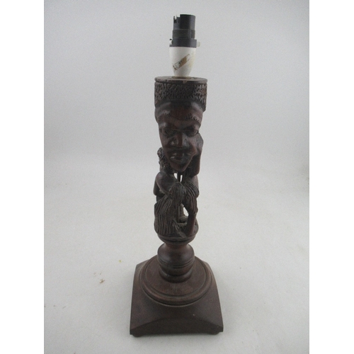 135 - A Tribal design table lamp