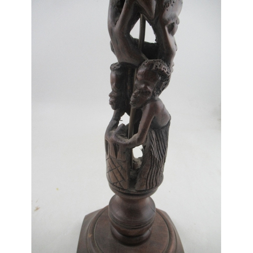 135 - A Tribal design table lamp