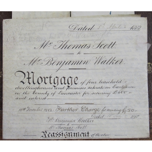 145 - Three documents, an 1882 mortgage, an 1880 mortgage and an Articles Agreement 1920