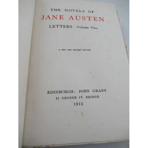 199 - Jane Austin The Novels of Jane Austen a set of complete  novels (120  1911 expanded Winchester editi... 