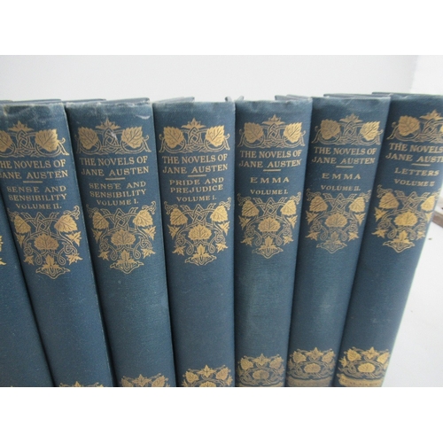 199 - Jane Austin The Novels of Jane Austen a set of complete  novels (120  1911 expanded Winchester editi... 