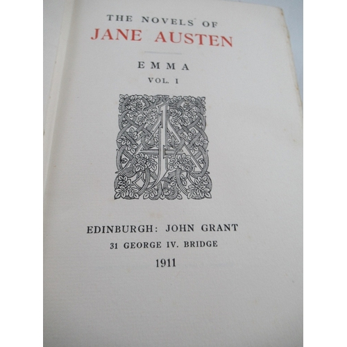 199 - Jane Austin The Novels of Jane Austen a set of complete  novels (120  1911 expanded Winchester editi... 