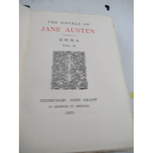 199 - Jane Austin The Novels of Jane Austen a set of complete  novels (120  1911 expanded Winchester editi... 