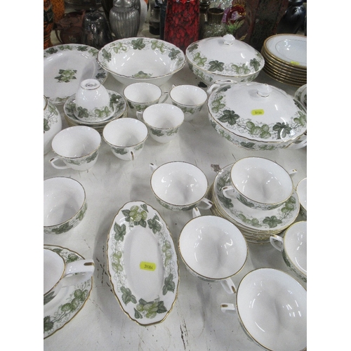 387A - A collection of Royal Worcester Mathon Pattern tea ware