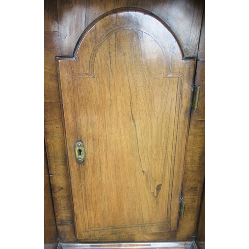 56 - An 18th century walnut kneehole desk, width 34ins, depth 20ins, height 32ins