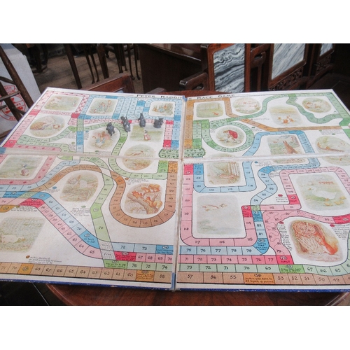 170 - A Beatrix Potter race game together with Peter Rabbit, Squirrel Nutkin, Jeremy Fisher and Jemima  Pu... 