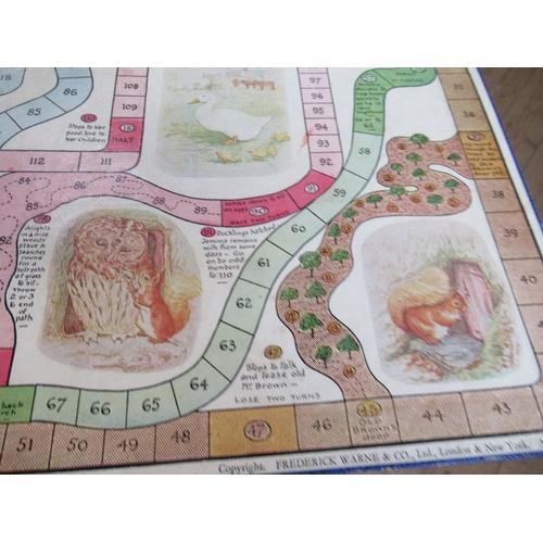 170 - A Beatrix Potter race game together with Peter Rabbit, Squirrel Nutkin, Jeremy Fisher and Jemima  Pu... 