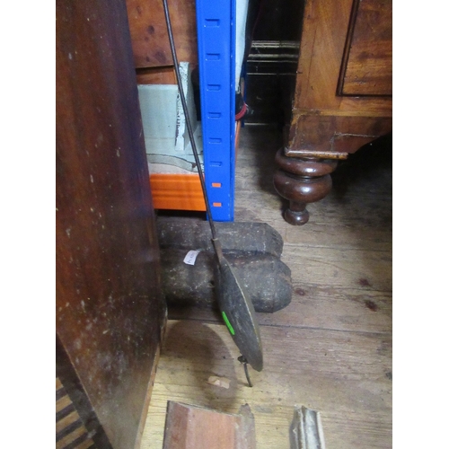 65 - A Georgian long case clock, with mahogany case