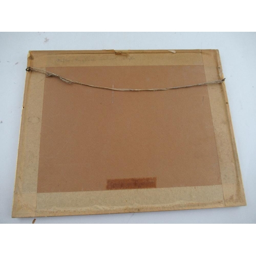 114 - A 19th century watercolour, promenade the view of Naples, 7ins x 10ins