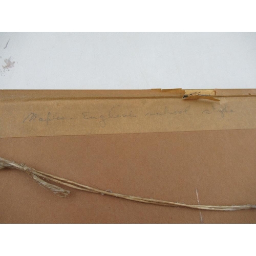 114 - A 19th century watercolour, promenade the view of Naples, 7ins x 10ins