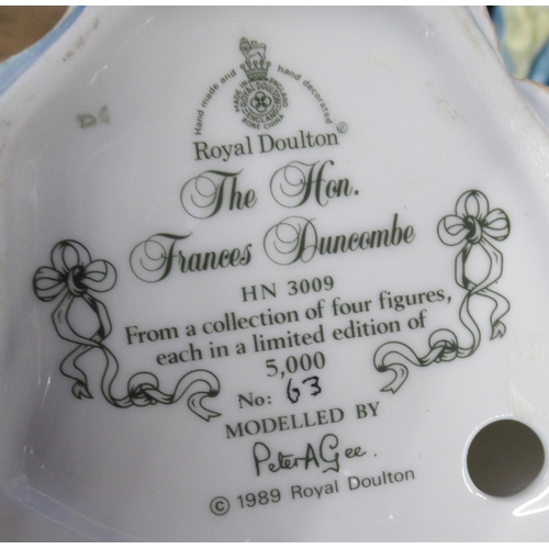 137 - Two boxed Royal Doulton figures