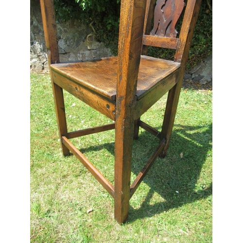 14 - An Arts and Crafts style open arm chair