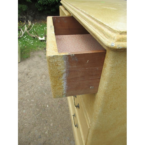 19a - A chest of drawers width 39ins height 40ins, depth 21ins